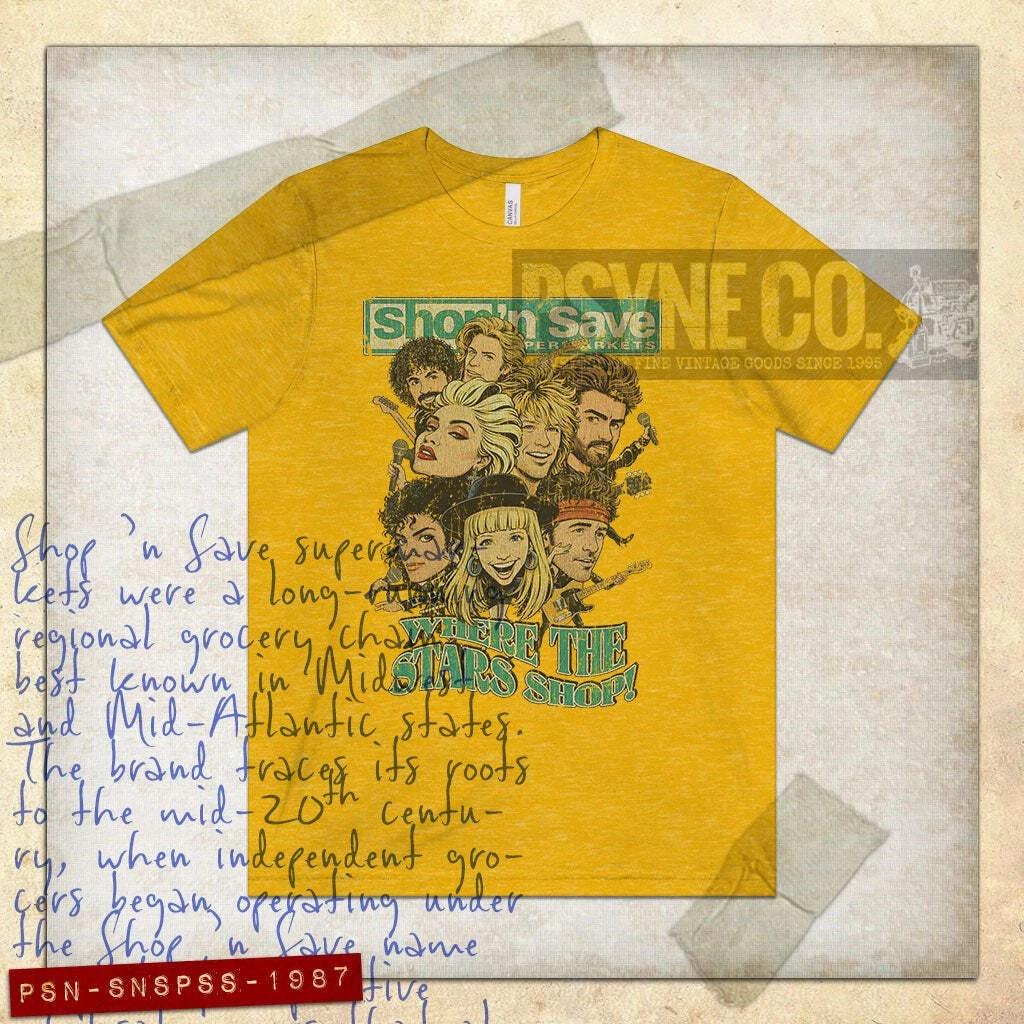 

Shop n Save - Where The Pop Stars Shop 1987 Vintage Men s T shirt S