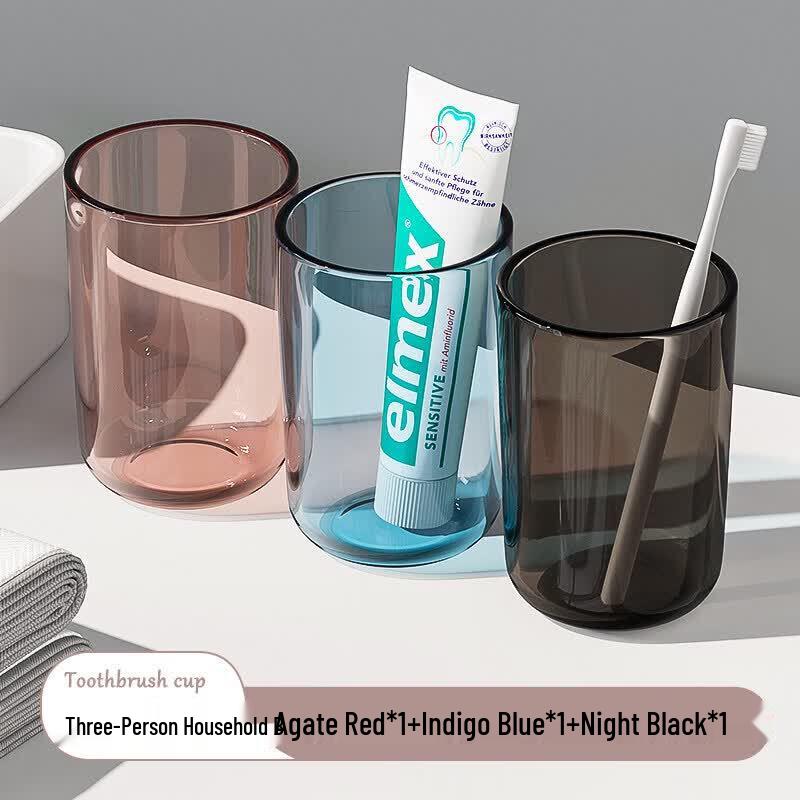 LIEI Wall-Mounted Toothbrush Holder with Cups