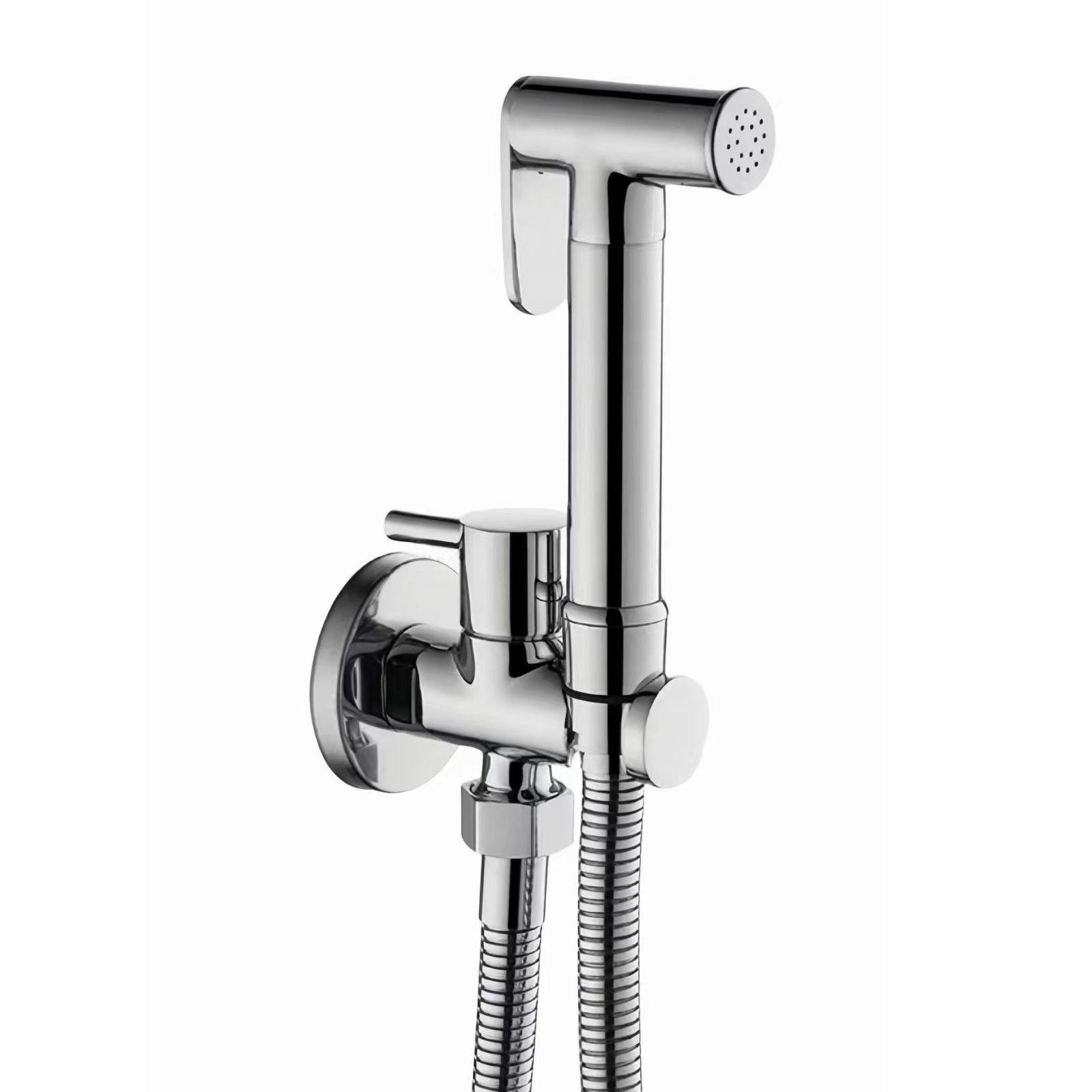 

Душевая кабина, комплект для биде, корпус из цельной латуни, блестящий хром, черный, золотой, металл, серый, латунь, шаттафф, ванная комната, туалет, кран для холодной воды Brass