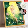 Disney Pearl Art Tinker Bell 5D DIY Pearl Picture Craft Kit Suitable for Adults Beginners Creative Gift Home Decor Idea