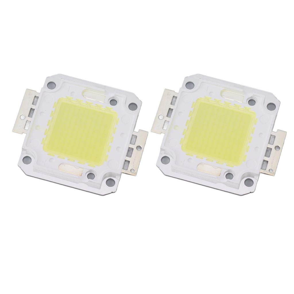100W COB LED Chip Bds, 9600LM 6000K Integrated COB LED Panel High Energy Saving Lamp with White Light for Stage Lights Floodlights, Street Lamps