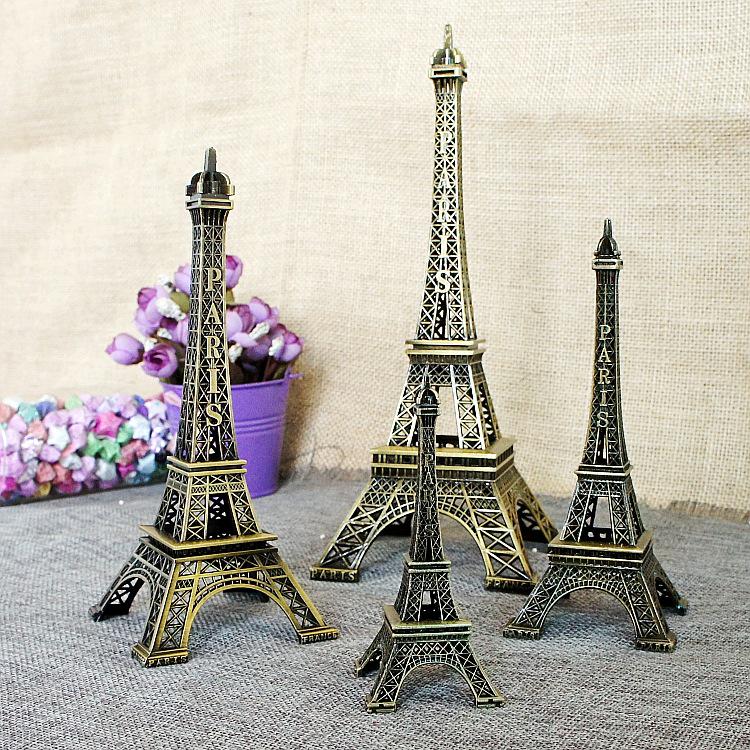 Parisian Eiffel Tower Metal Model with Box - Multiple Styles for Home Décor