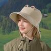 Kinder Cartoon Sonnenhut mit breiter Krempe und Nackenschutz für Outdoor-Sonnenschutz