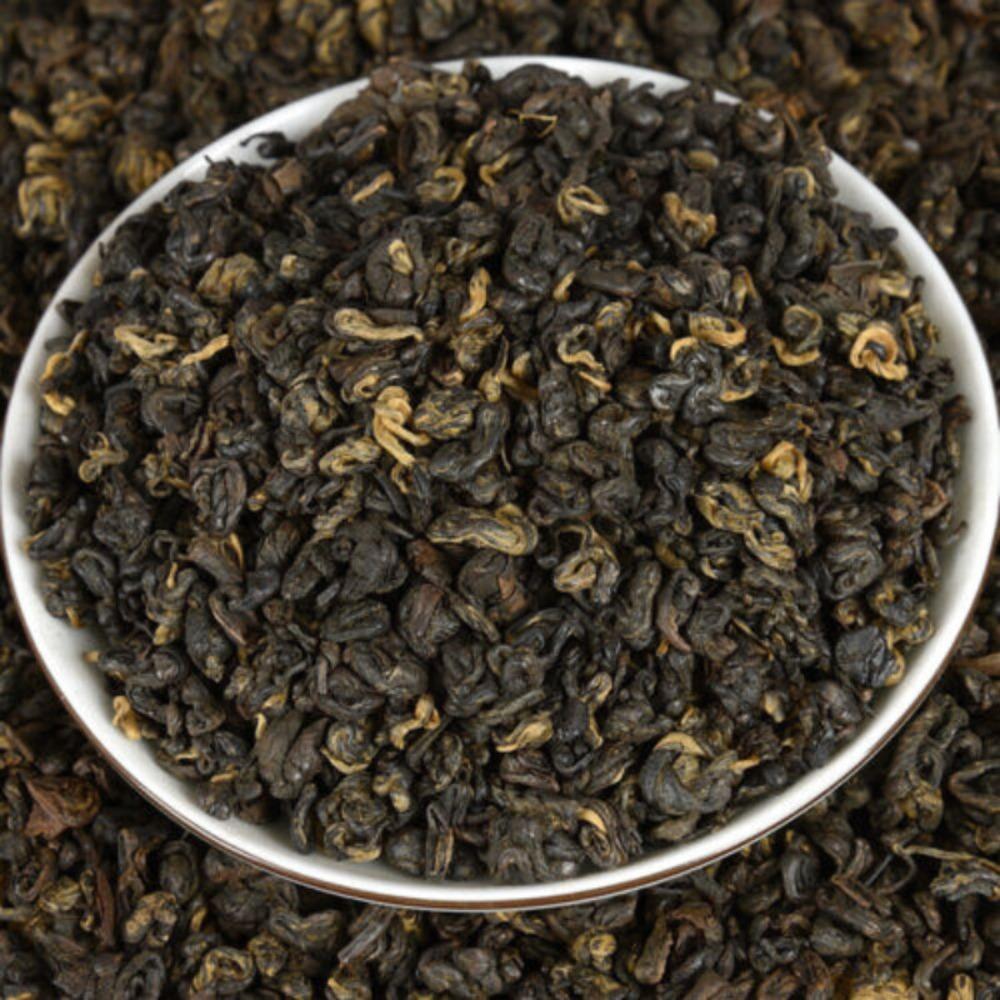 Organic Yunnan Snail Black Tea Fengqing Herbal 50g Natural Energy Boost