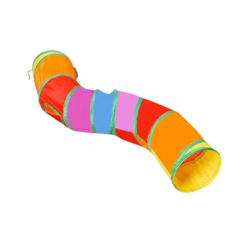 Self-Play Cat Tunnel Toy: Boredom Relief, Hiding House, Teaser Stick, Hot Seller