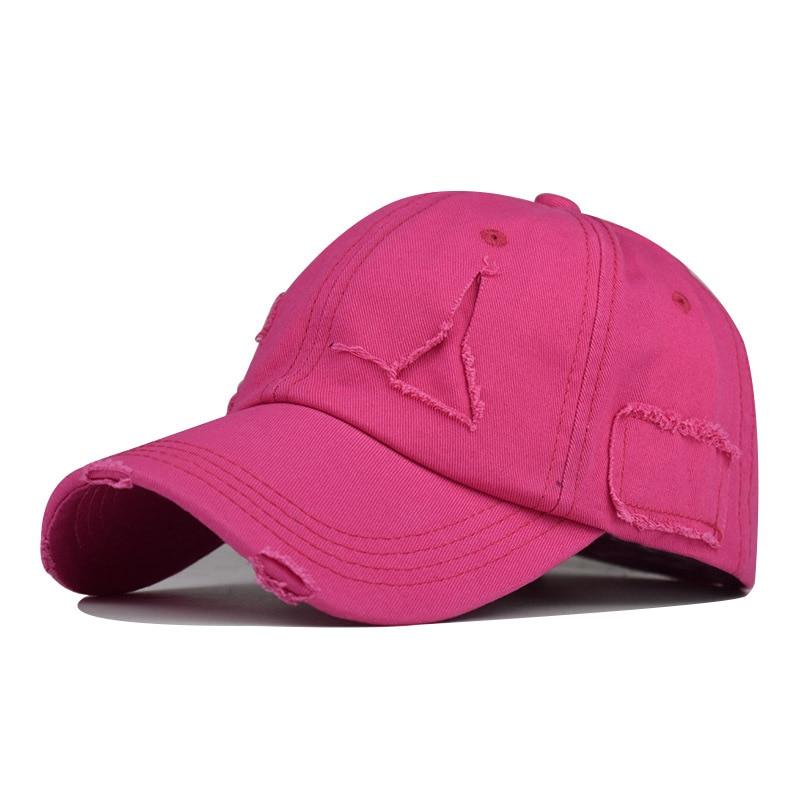 Northwood Solide Löcher Baumwolle Baseball Cap für Frauen verstellbare Snapback Hut Papa Cap Herren Hip Hop Cap