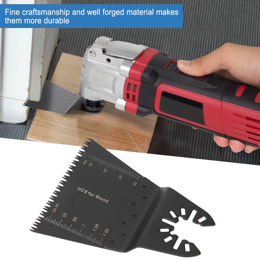 10 Stück 65mm Stahl Universal Mehrzweck Oszillierendes Sägeblatt zum Schneiden von Kunststoff Holz