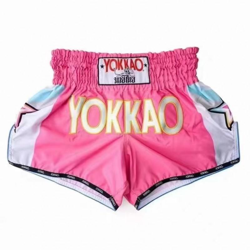 YOKKAO Pantaloncini Muay Thai Kickboxing MMA Allenamento Fitness Pugilato Arti Marziali
