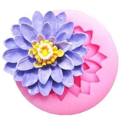 New 3D Lotus Flower Fondant Cake Chocolate Water Lily Sugar Craft Mold Cutter Silicone Tools DIY