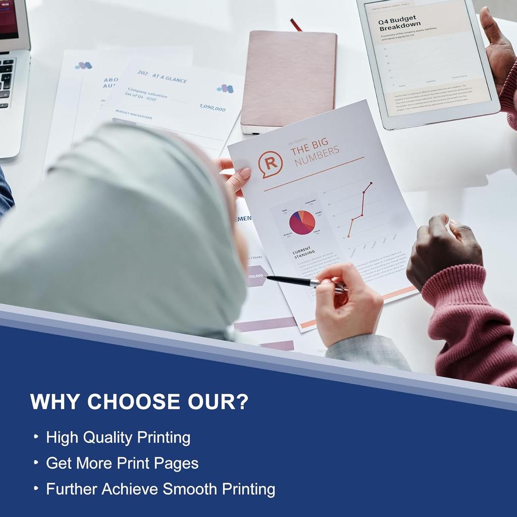 LC103 LC103XL High Yield Ink Cartridges Replacement for Brother LC103XL LC101 Work with MFC-J870DW MFC-J6920DW MFC-J6520DW MFC-J450DW MFC-J470DW (2