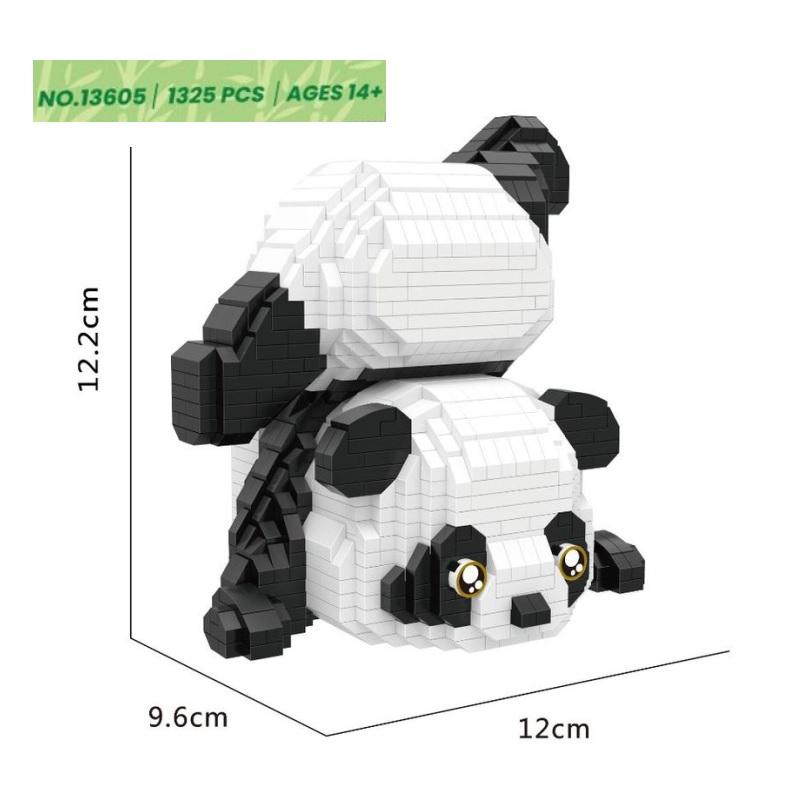 Mini Blocks Building Toy Lovely Animal Panda Plastic Bricks Collection For Kids Christmas Gifts Juguetes Girl Present