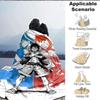 1pc Monkey D. Luffy Flannel Blanket [Cozy Throw Blanket] For Sofa, Bed, Travel, Camping, Livingroom, Office, Couch, Chair, And Bed