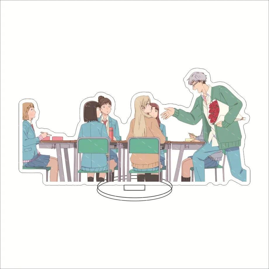 Manga Anime Skip und Loafer Cosplay Stand Modell Platte Schlüsselanhänger Niedlich Shima Sousuke Iwamura Mitsumi Acryl Schreibtisch Display