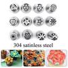 304 Stainless Steel Russian Piping Tips Set for Cookie and Dessert Baking