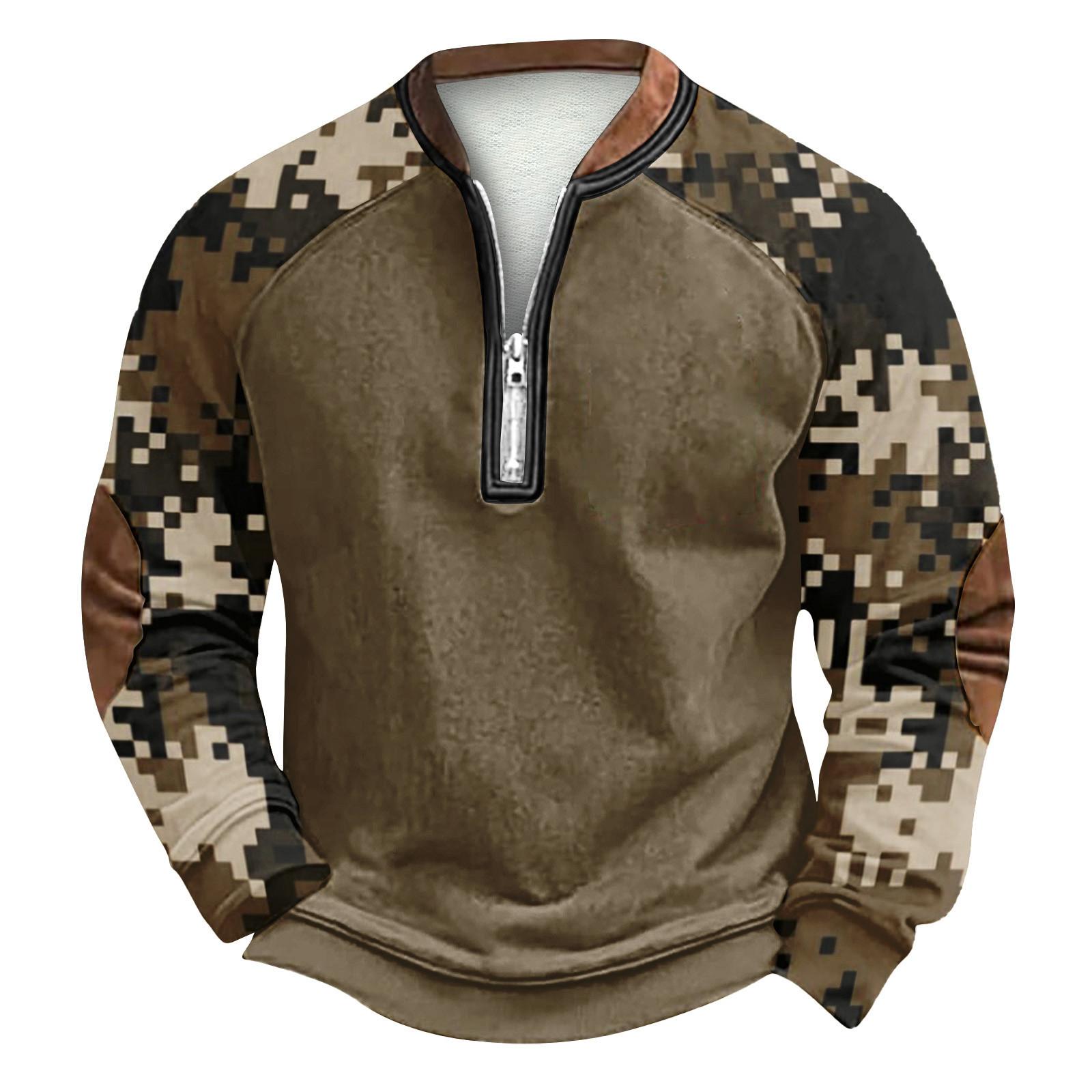 

Мужская зимняя толстовка с пряжкой Мужская толстовка с принтом L