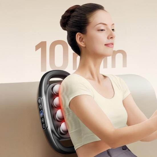 Multi-Head Muscle Massager for Back Legs And Waist Deep Tissue Kneading Massager with Adjustable Intensity