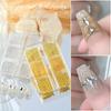 6 Grids/Box  Nail Art Mini Metal Caviar Beads Steel Beads 3D Design Diy