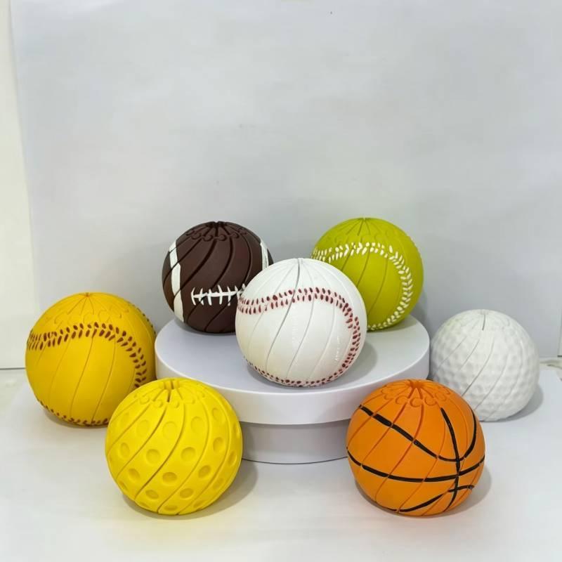 3D Printed Baseball Fidget Ball Portable Twist Sensory Toy Stress Relief for Adult Kids Travel Office Party Gift