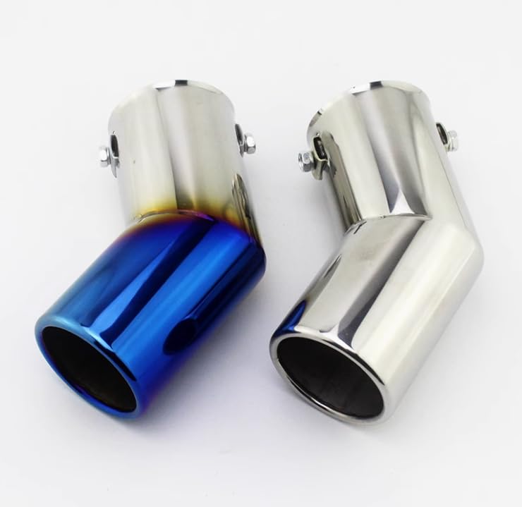 Muffler Cutter Single Car Stainless Steel Plated Downward Suzuki Hustler
