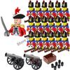 Medieval Napoleonic War Military Building Blocks Imperial Governor General Official French British Russia Marshal Soldiers Brick