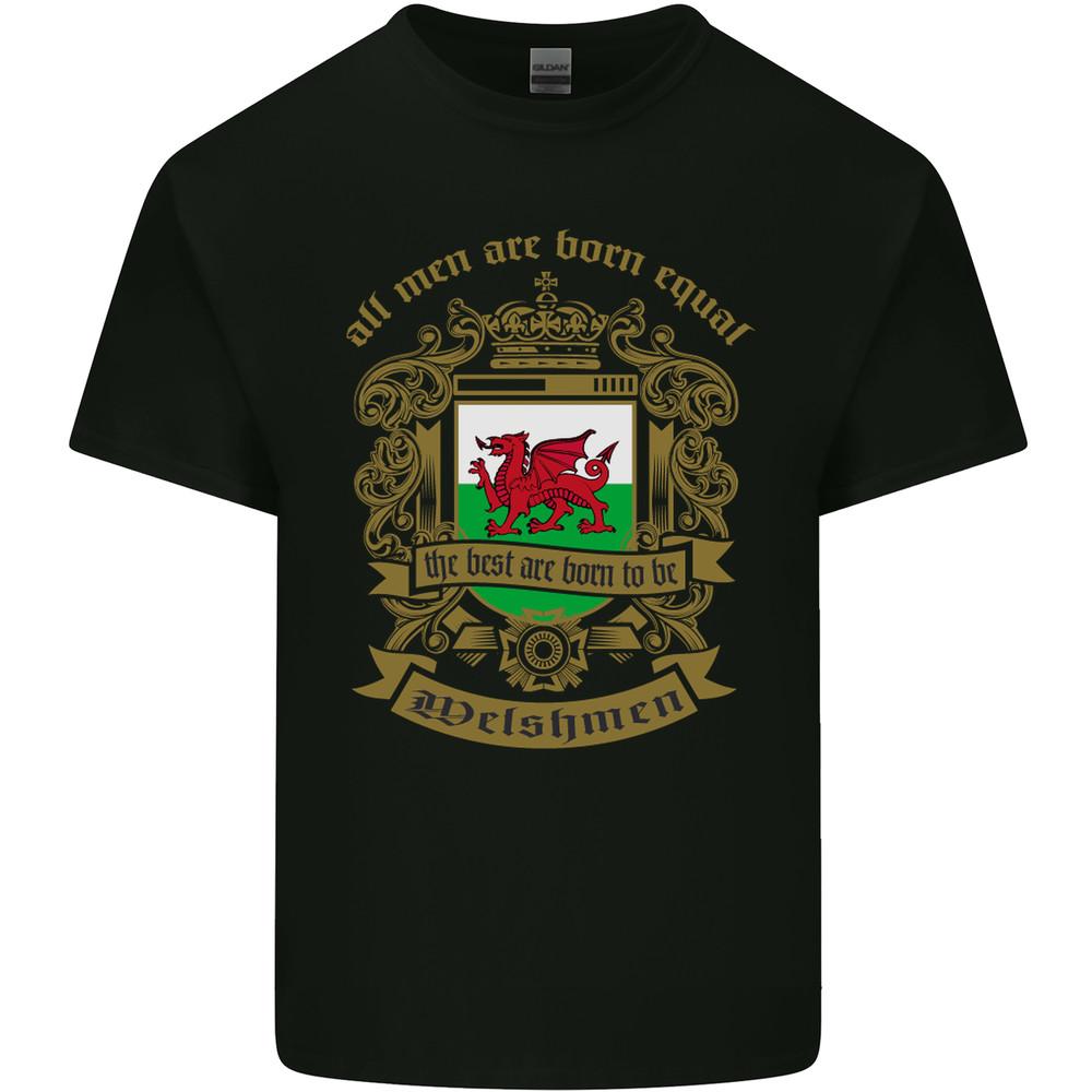 All Men Are Born Equal Welshmen Wales Welsh Mens Light Cotton T-Shirt Unisex T-Shirt S