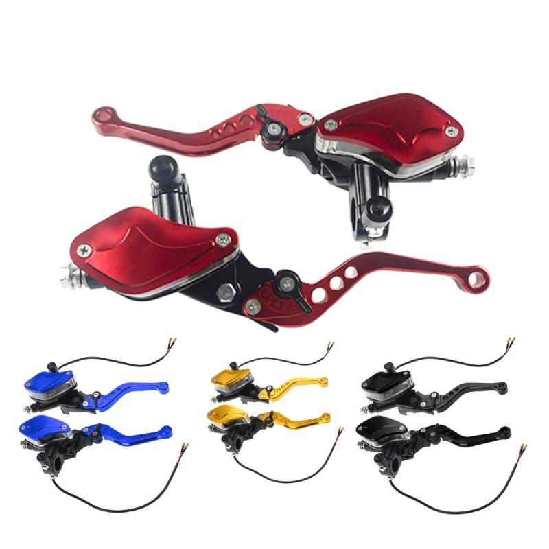 Universal Motorcycle Adjustment Front Brake Masters Cylinder Clutch Lever for Dirt Bike with 7/8" 22mm Standard Handlebar