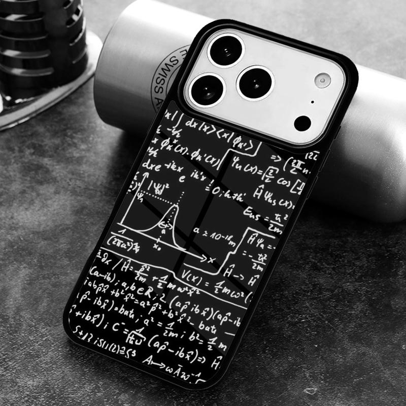 Physics Math Formula Equation Phone Case for iPhone 17 16 15 Pro Max Air 14 13 12 11 Plus Shockproof Capa Cover
