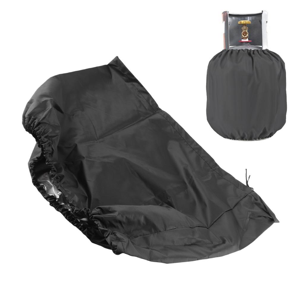 Black Gas Tank Cover Oxford Cloth Gas Tank Protective Bag Durable Gas Cylinder Cover  Outdoor Use