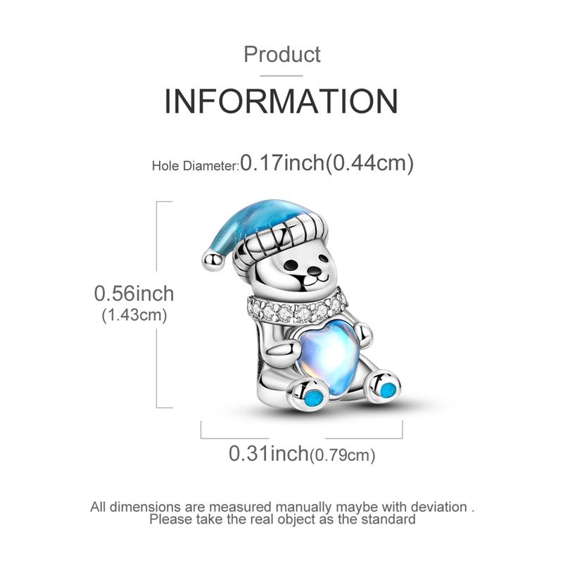 Original Copper Charms Beads Snowflake Snowman Penguin Snow Boots Dangle Fit Women Original Bangle Bracelet