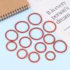 10 Stück Silikon-O-Ring für Kaffee 43,6*35*4,3 mm O-Ring VMQ Dichtung Dichtungsdicke 4,3 mm O-Ring Rotes Gummi
