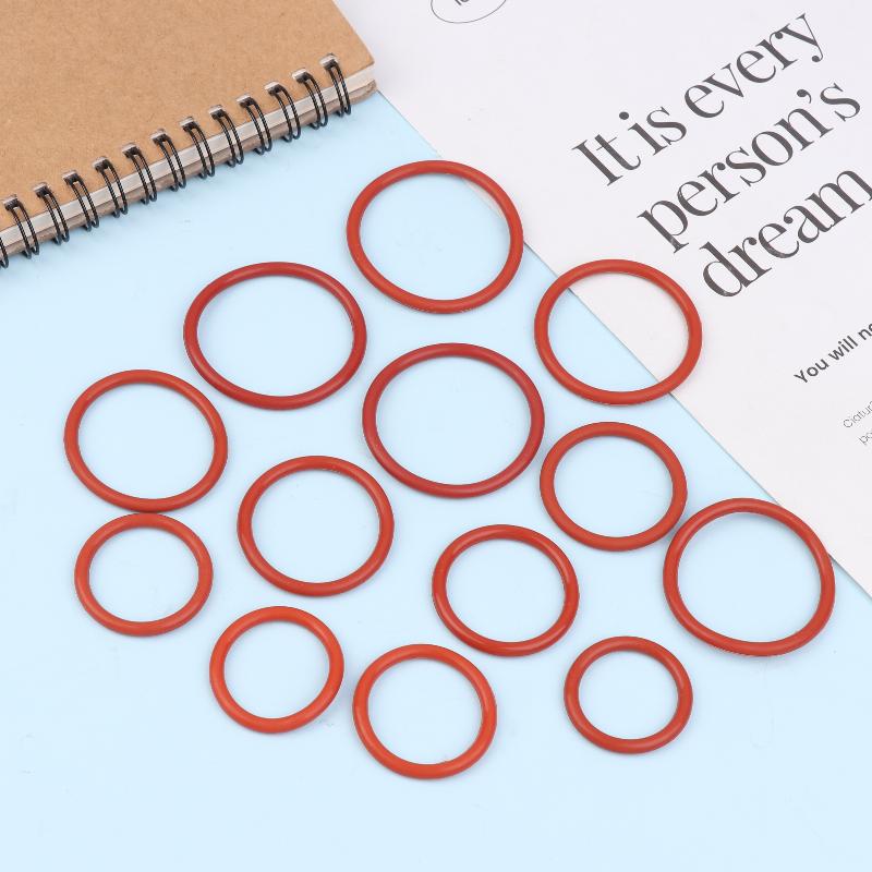 10 Stück Silikon-O-Ring für Kaffee 43,6*35*4,3 mm O-Ring VMQ Dichtung Dichtungsdicke 4,3 mm O-Ring Rotes Gummi