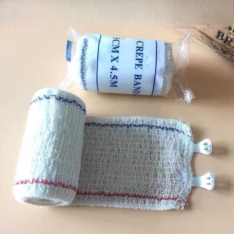 Wrinkle Elastic Bandage Training, Red and Blue Line Spandex, Repeated Use Sports Protective Gear, Disposable