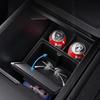 For Tesla Model Y Juniper 2025+ Center Console Storage Box Car Central Lower Layer Tray Silicone Organizer Accessories Tidying