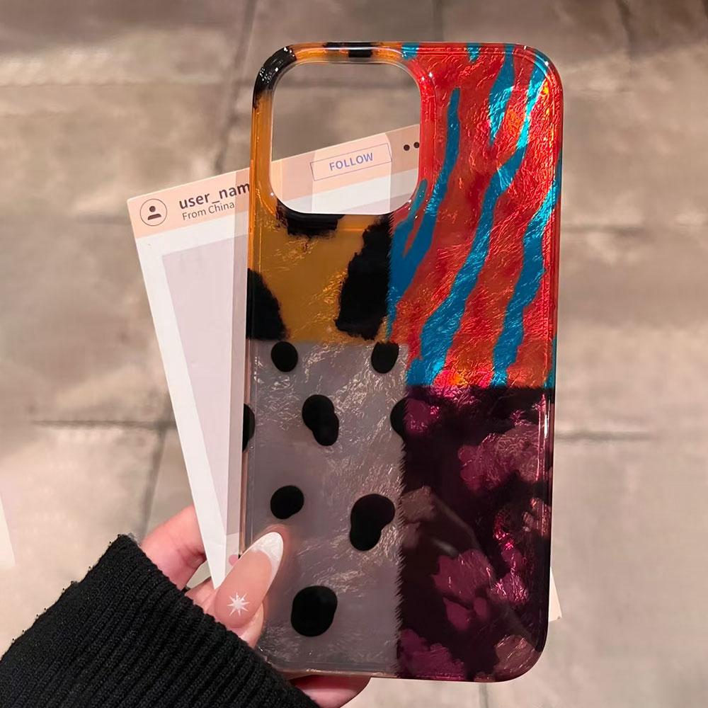 Retro Four-color Leopard Pattern Girl Phone Case for Xiaomi 13T 14T 11 Lite NE Poco X5 M6 Pro X6 X7 X3 Pro NFC C65 C61 M5S Cover