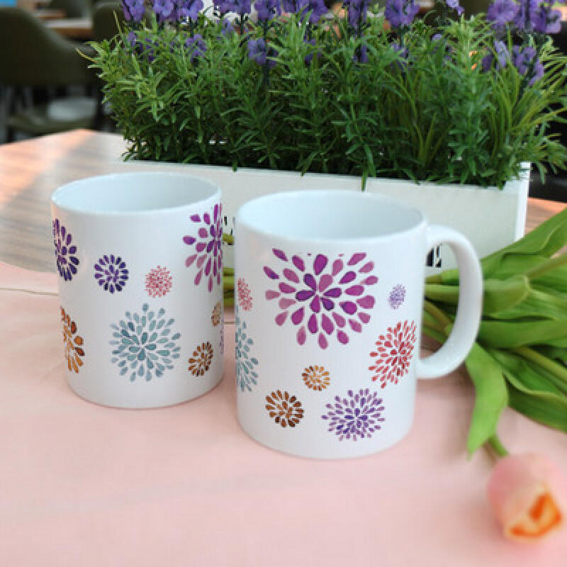 ic618-Design Mug 2p-Watercolor Fireworks