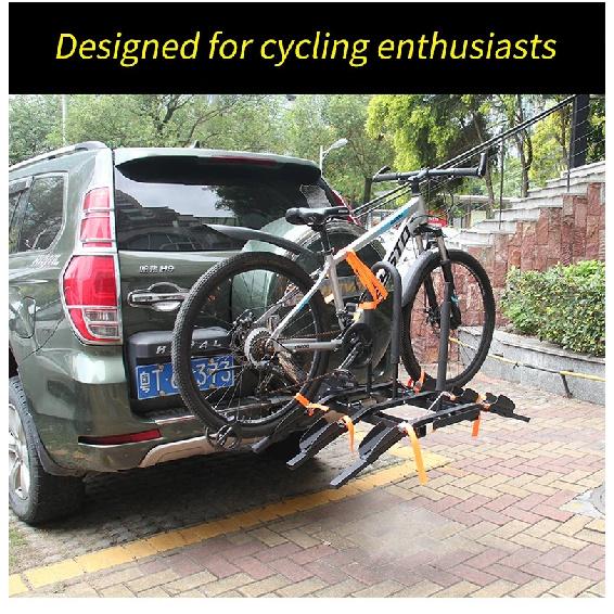 2-inch Receiver Bicycle Carrier Stand with Can Carry 2 Bicycles Fits Cars,SUVs,Trucks