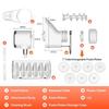 Washable Pastas Press Attachment With 7 Interchangeable Plates Kitchen Pastas Maker for Stand Mixers Accessories