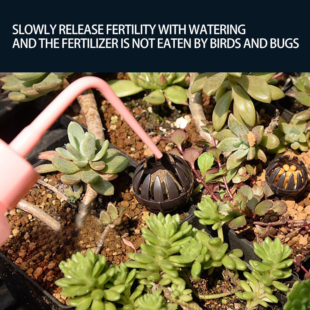 10 Pièces Boîte à Engrais pour Bonsaï Paniers à Engrais à Plantation Automatique Forme de Griffe en Plastique Contrôle de Fertilisation