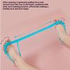 1Pc Multifunctional Foot Resistance Band Stretching Toe Mobility Leg Training Hip Building Core Strengthening Durable Heavy Duty