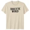 Animals Of The World Global Animals Mens T-Shirt Womens Tee Graphic Unisex Top