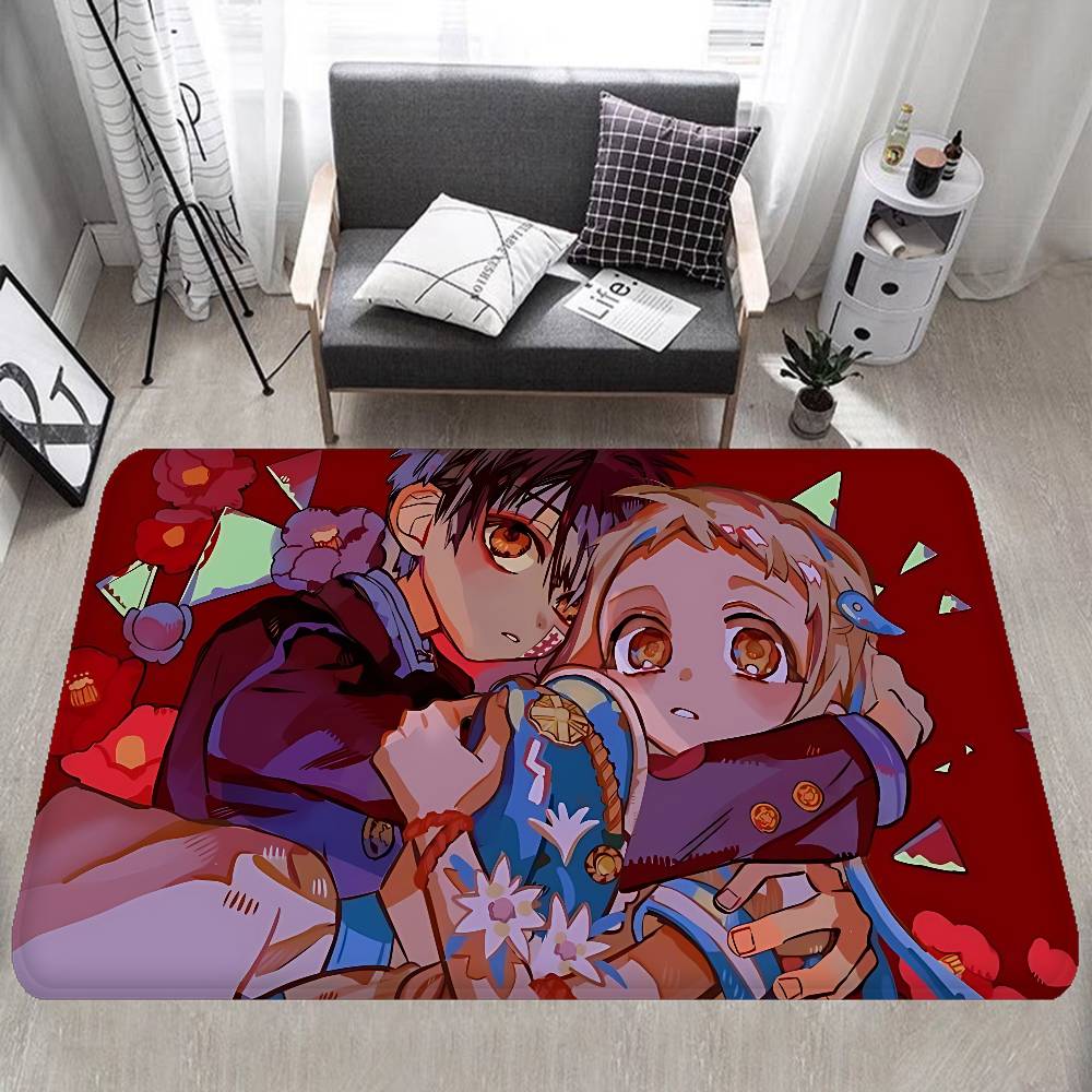 

Anime Toilet B-Bound H-Hanako Kun Door Mat Washable Non-Slip Living Room Sofa Chairs Area Mat Kitchen Doormat Area Rug 40x60cm