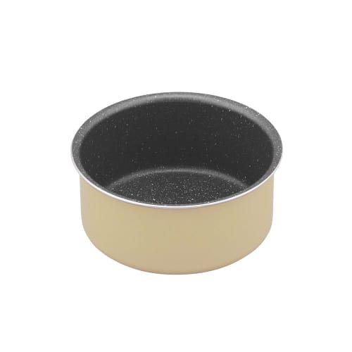 Iris Ohyama 12-Piece Frying Pan and Pot Set, Gas Stovetop Only, Lightweight, Easy To Clean, Diamond-Coated Pan with Removable Handles, Clay Beige, DCG