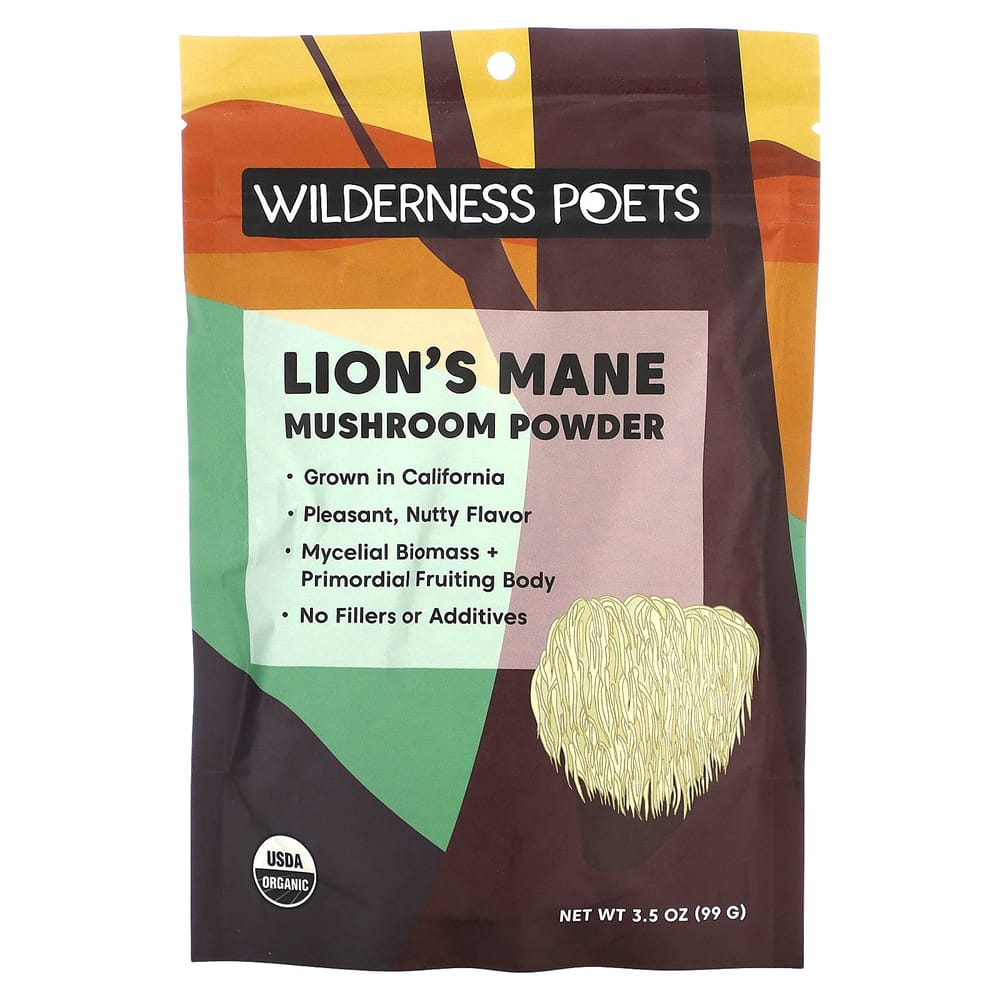 WildnessPoets Lion s Mane Mushroom Powder 99g (3.5oz)