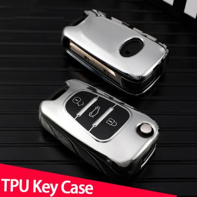 New Colorful TPU Car Key Cover Case For Hyundai I20 I30 Ix35 Creta Solaris Elantra Accent For Kia Ceed K2 K5 Sportage