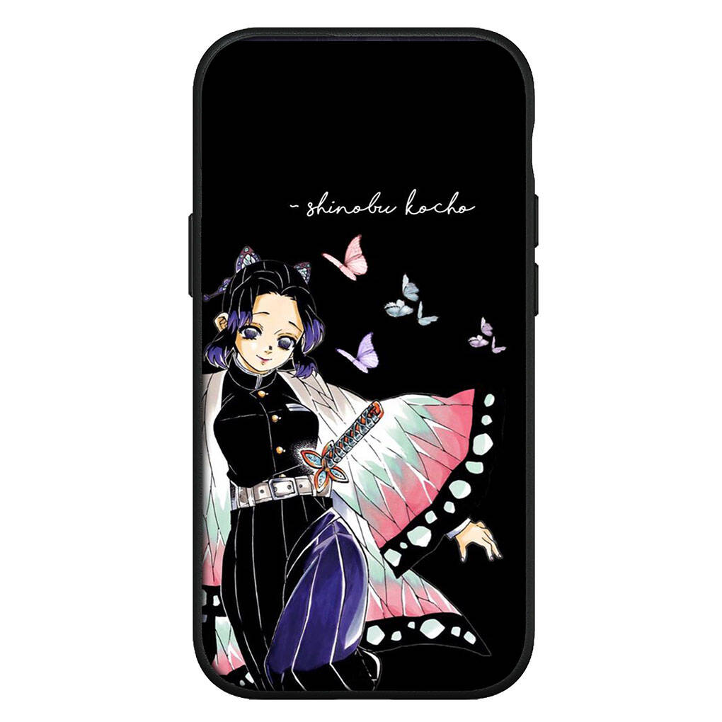 

for iPhone 17 16 15 Xiaomi Poco F7 F8 X7 C85 C75 C71 M8 Redmi Note 14 13 12 11 Pro Max 14C 13C 15C A3 A4 Phone Case Demon Slayer Kochou Shinobu Cover for Xiaomi Poco F3 екрю
