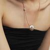 Oval Gemstone Leather Pendant Necklace - Elegant & Unique for Women