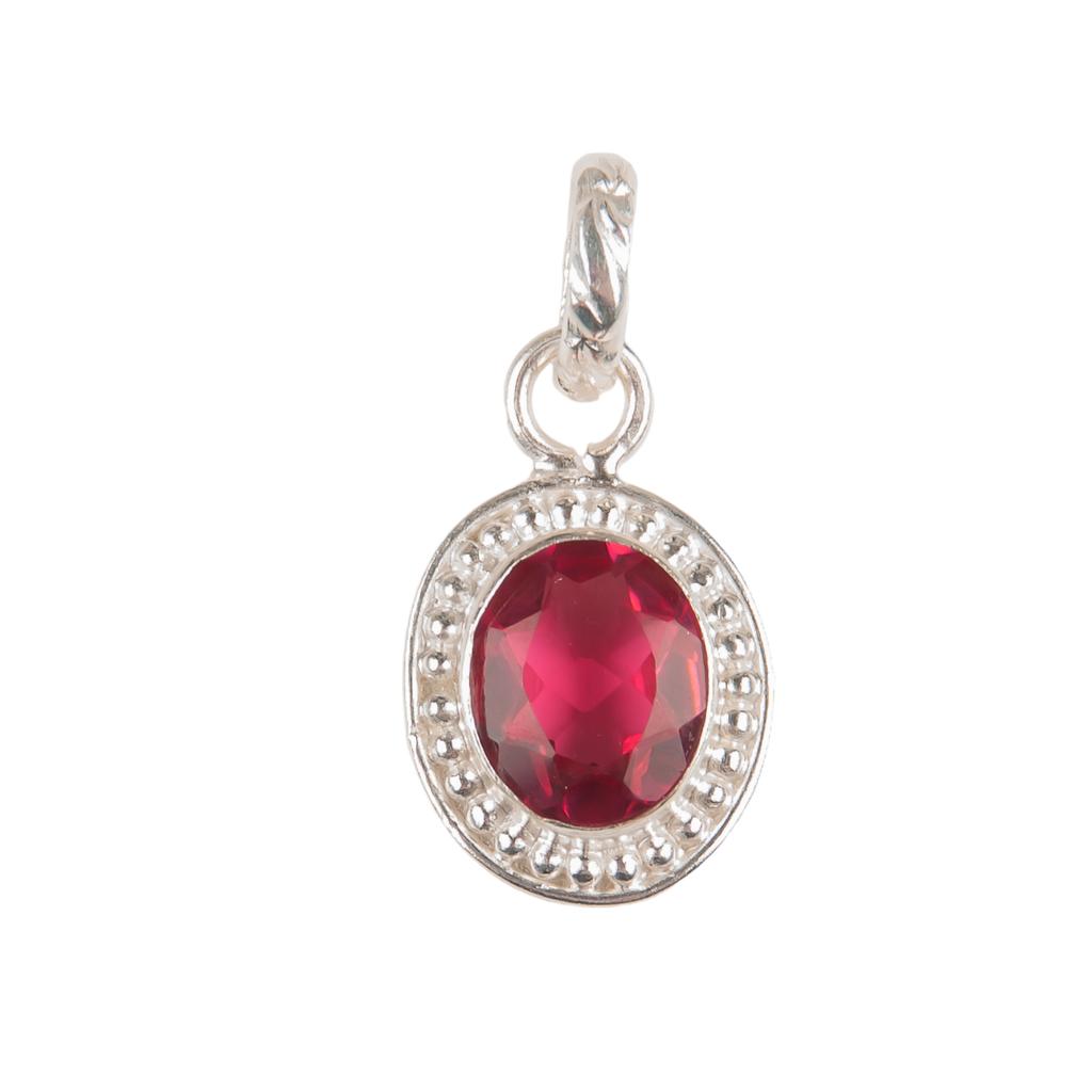 Pink Tourmaline Gemstone 925 Sterling Silver Jewelry Handmade Gift Pendant1.20" PP-7-18