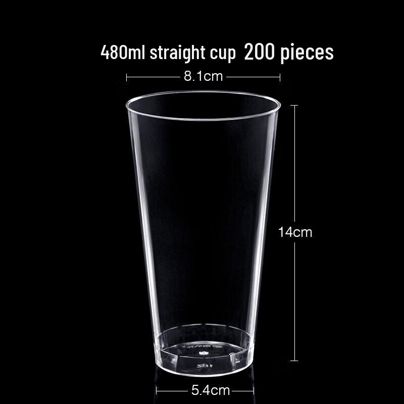 Thickened Clear Hard Plastic Disposable Cups