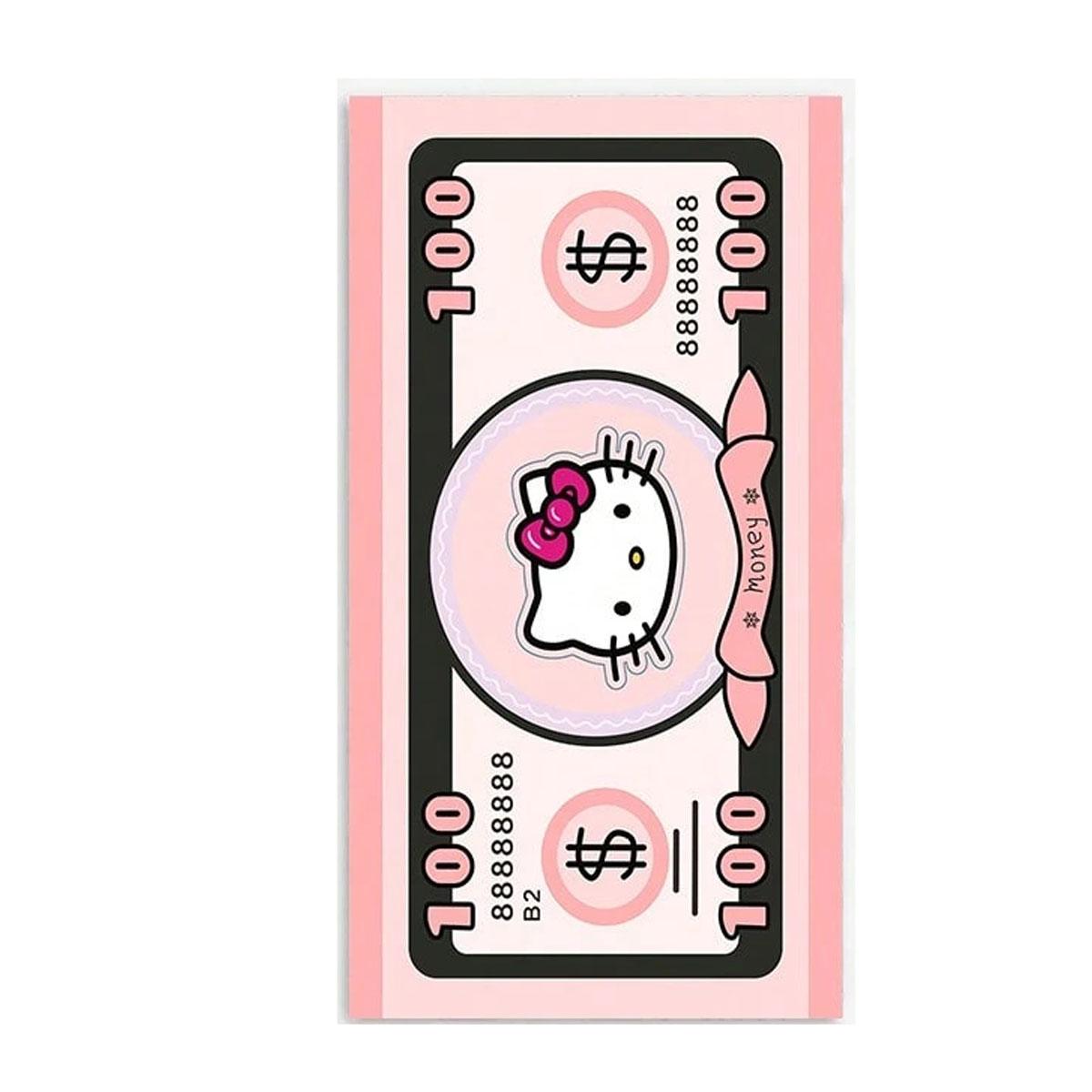 

Sanrio Hello Kitty Dollar Bill Design Beach Towel - Flat Print, Quick Dry Rectangular Towel, Ideal Pool Travel Camping Sports W40*H60(CM)