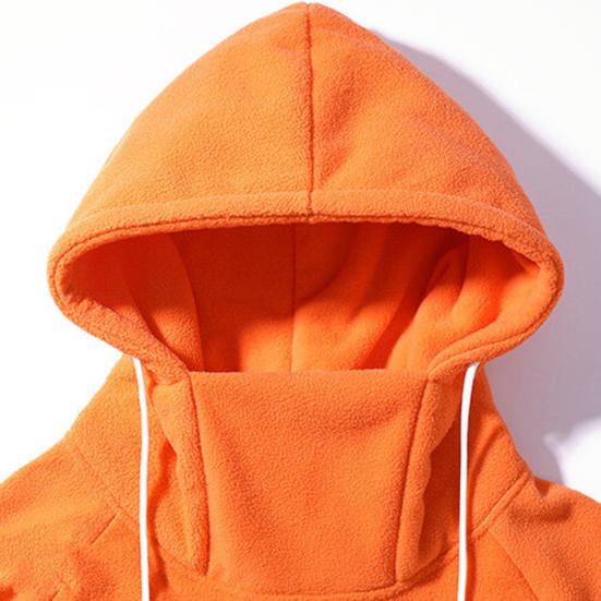 Luvtröja Termisk tröja med luva Plus Size Slitstark hösthuvtröja för dagligt bruk